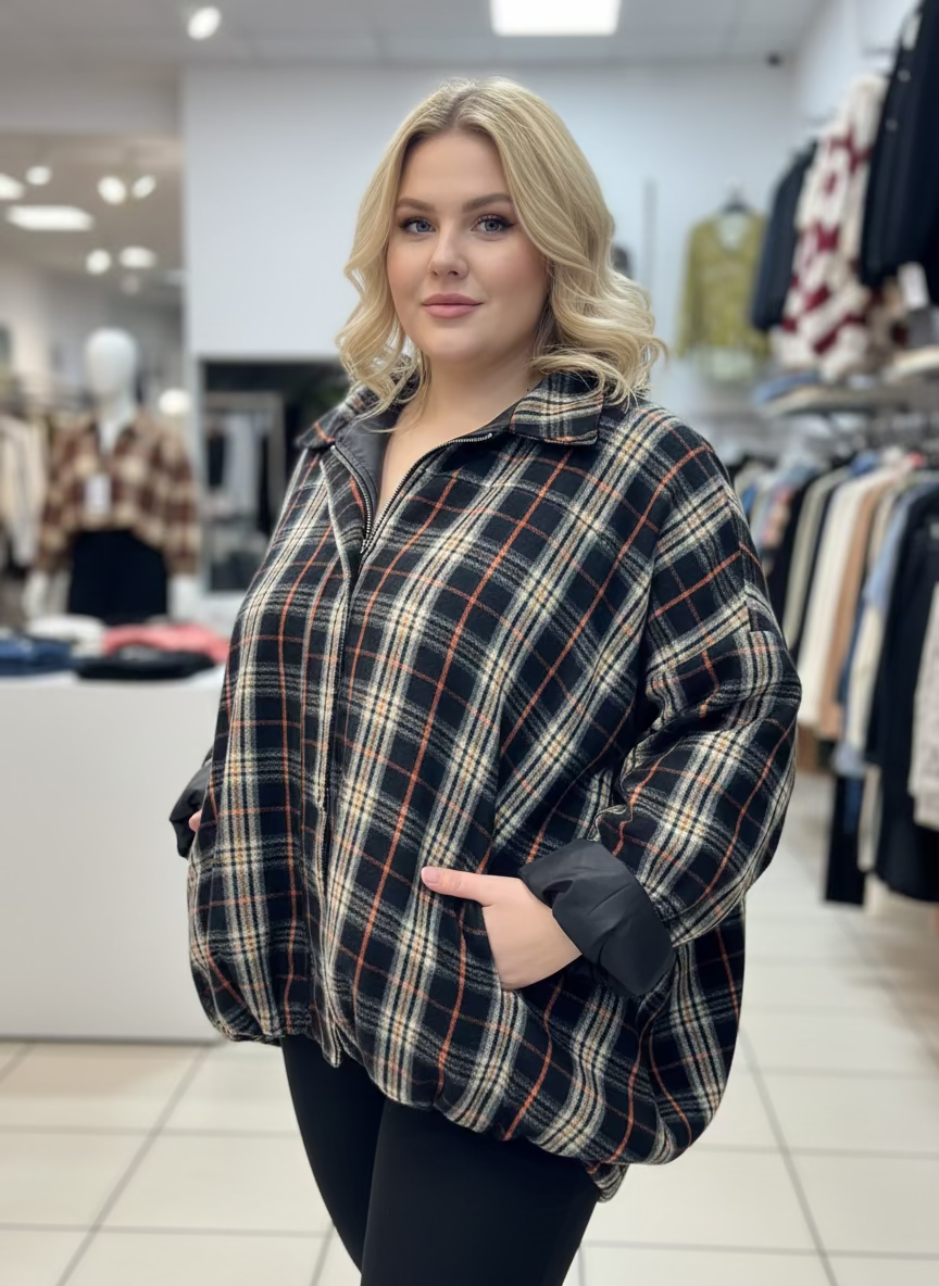 bombers a carreaux Sofia