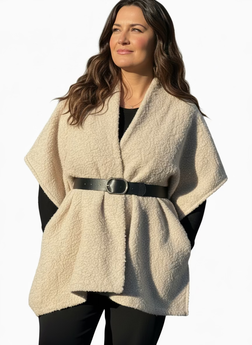 veste poncho tendance