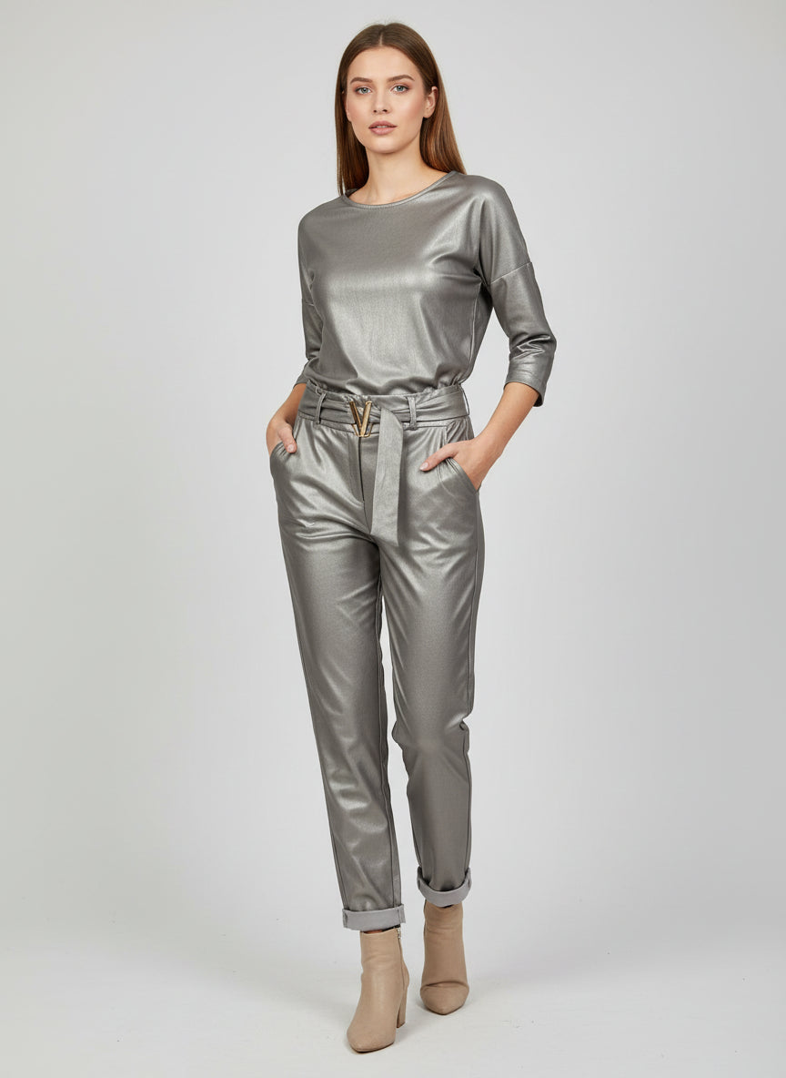 pantalon simili cuir
